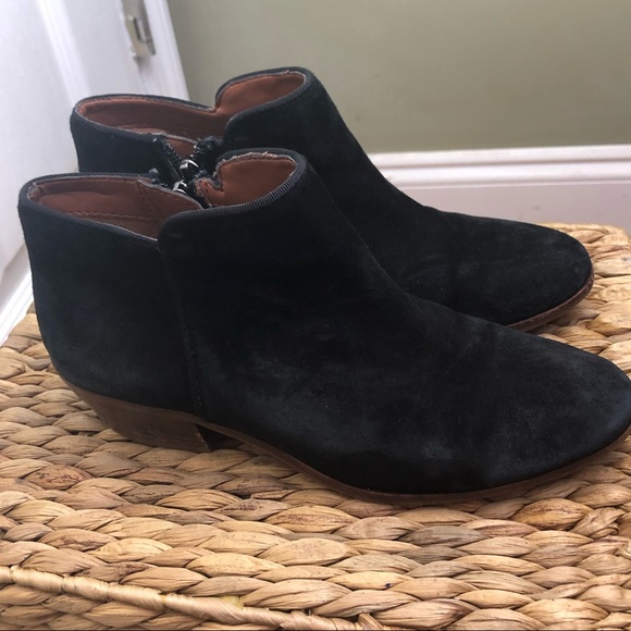 Sam Edelman Shoes - SAM EDELMAN | black suede ankle boots /booties